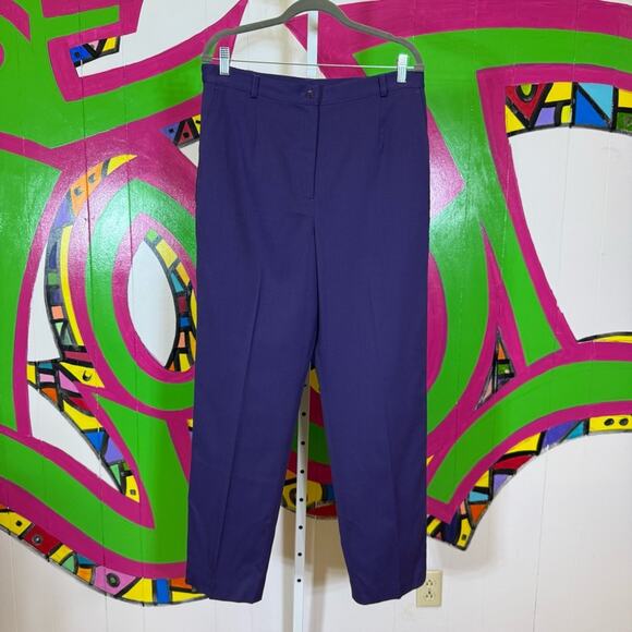 Appleseed's, Purple Wool Blend Dress Pants. Size 16. In excellent condition! - Picture 1 of 7